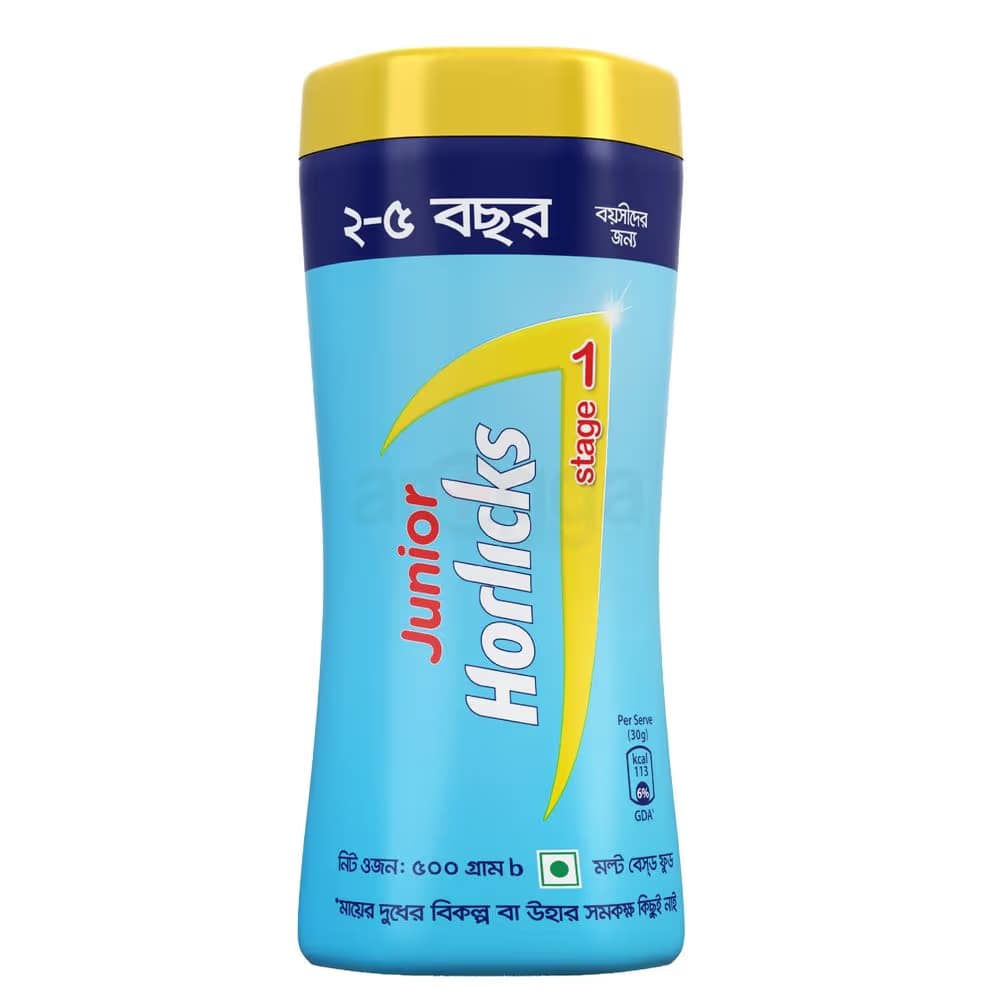 Junior Horlicks Jar 500g Stage-1 - Image 2